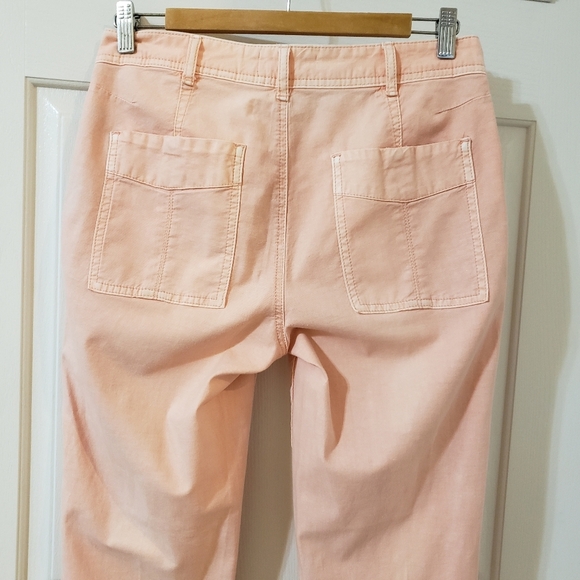 Anthropologie Peach The Wanderer size 27 Straight Leg Pants - Picture 4 of 9